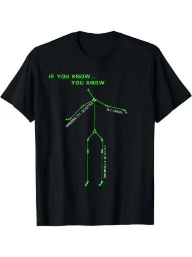 The Stick Man Knows Paranormal Tee 